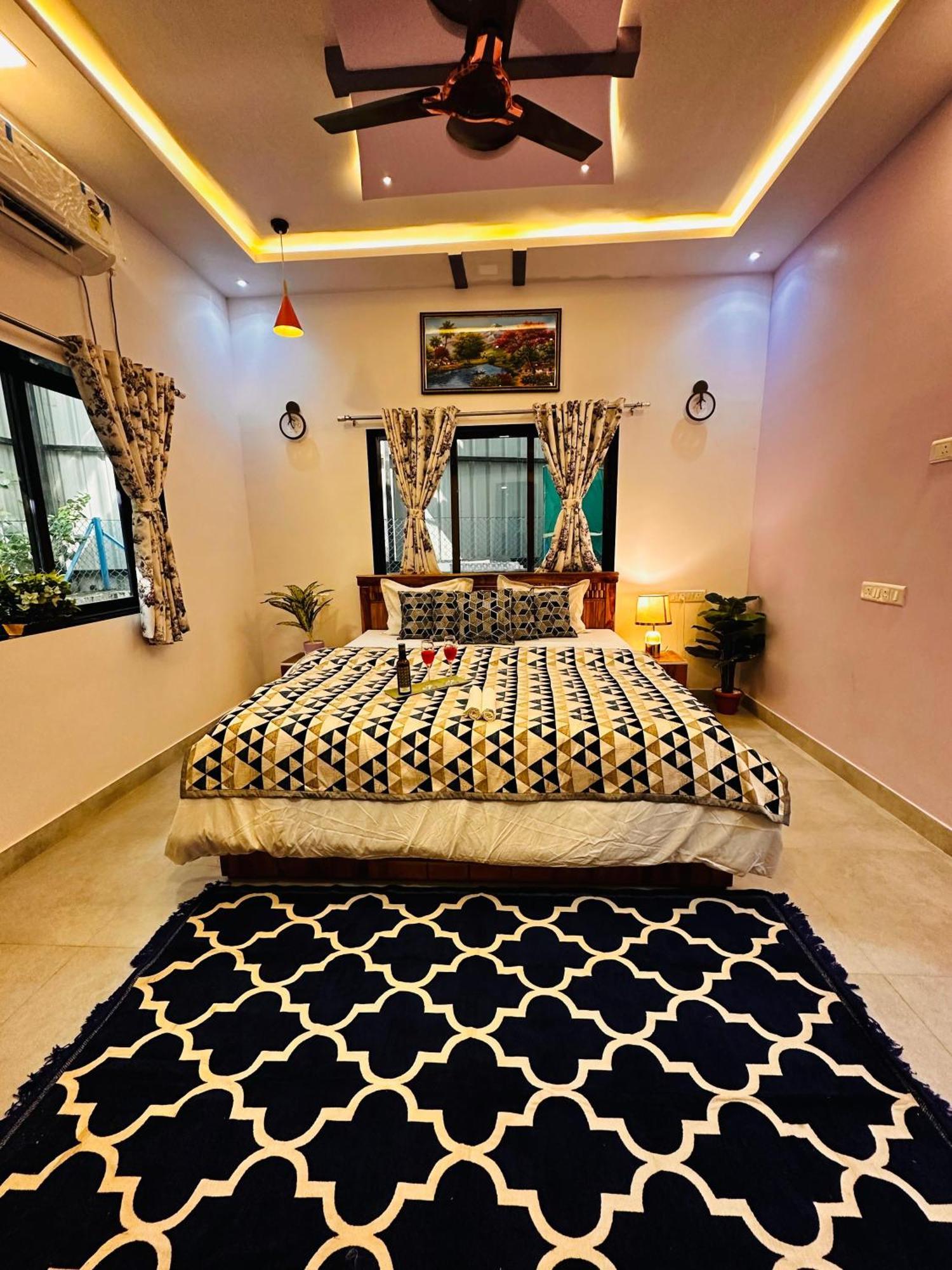 Seas The Day Luxurious 5Bhk Villa 2Min From Awas Beach With Huge Private Pool Alībāg Extérieur photo