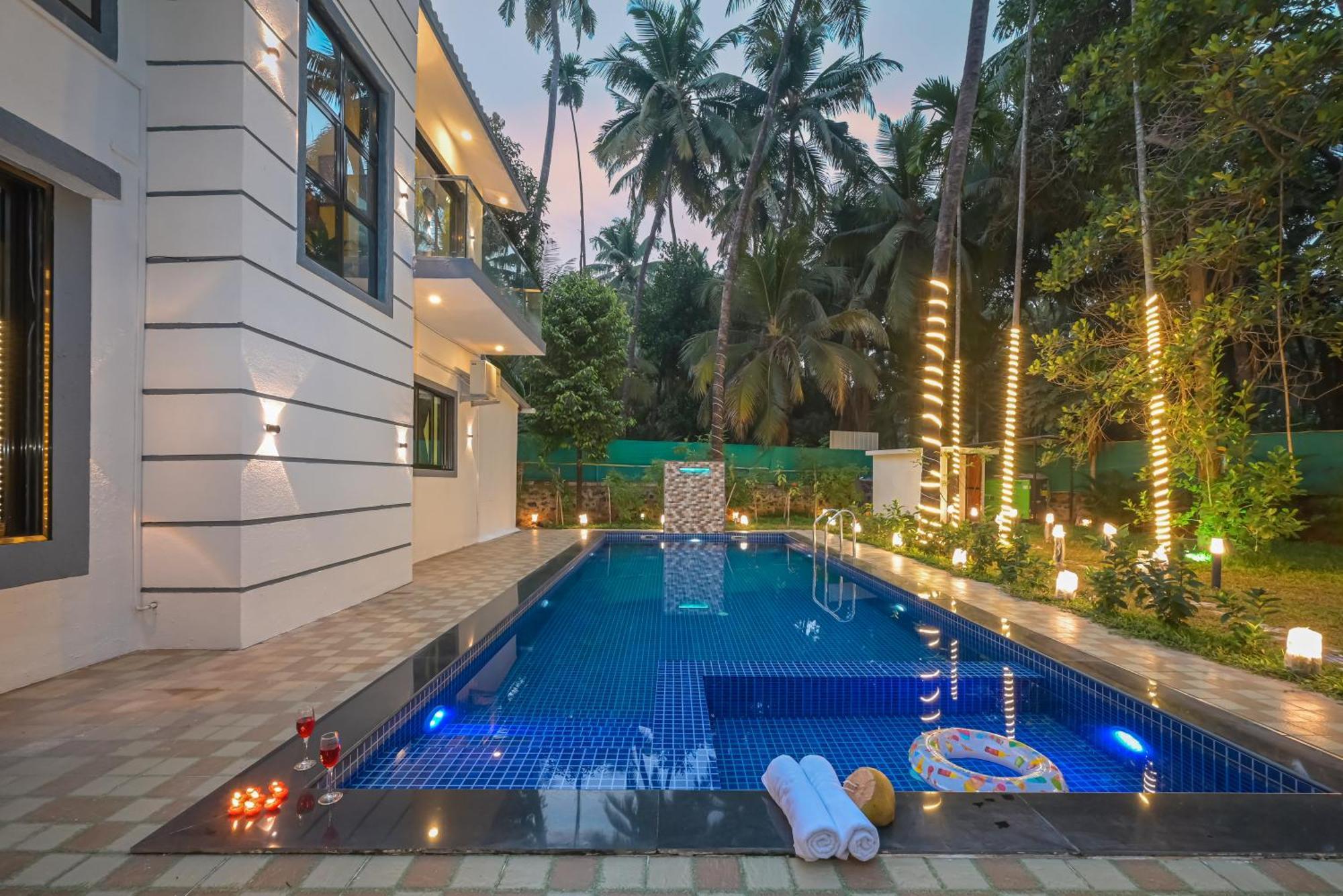 Seas The Day Luxurious 5Bhk Villa 2Min From Awas Beach With Huge Private Pool Alībāg Extérieur photo